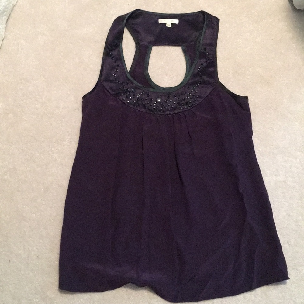 Matty M sleeveless silk top